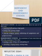 Dependent and Independent Events