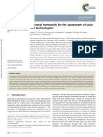 A General Framework For The Assessment of Solar