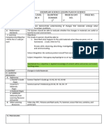 Exemplar Science Lesson Plan in Science 1ST Quarter