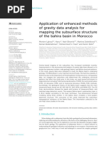 Application of Enhanced Methods of Gravity Data An