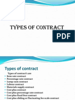 Types of Contract