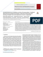 2018 - Acetylcholinesterase Inhibitory Activity of Iranian Plants