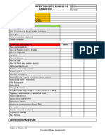 Fiche D'Inspection Des Engins de Chantier: Bon Moyen Mauvais