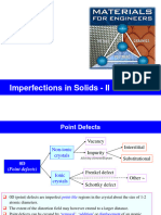 Lecture - 8 Imperfections - in - Solids - II