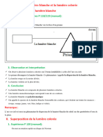 9 Dispersion de La Lumière