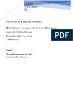 Ensayo Sobre La Evaluación Institucional