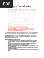 Principles of Asset Allocation