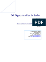 Oil Opportunities in Sudan