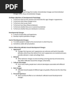 Developmental Psychology