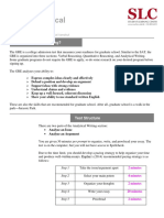 Gre Analytical Writing