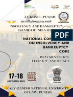 National Conference On Insolvency and Bankruptcy Code Implementation Efficacy and Impact 1