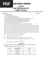 USM XI Chemistry