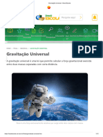 Gravitação Universal - Brasil Escola