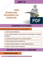 Week 4 Unit 4 Review of Related Literatures