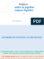 7hydraulics in Pipeline Transport Logistics