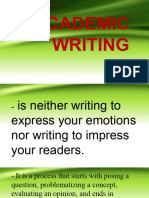 Eapp PPT Academic Writing