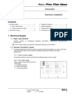 Information Electrical Installation: 1.1 Basic Requirements