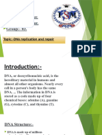 DNA Replication and Repair.