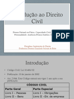 Aula Introdução Ao Direito Civil