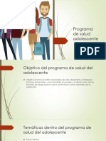 Programa de Salud Adolescente