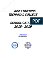 School Catalogue Lindsey Hopkins - IT Technician