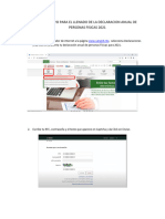Instructivo para El Llenado de La Declaracion Anual de Personas Fisicas ...
