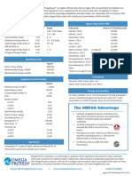 OmegaEquis Fish Oil Technical Data Sheet