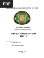 Informe Final de Tutoría 2023-II