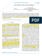 A Review On Active and Passive Flow Cont