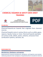 Chemical Hazard and Safety Data Sheet