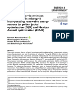 Optimal Economic-Emission Load Dispatch in Microgrid Incorporating Renewable Energy Sources by Golden Jackal Optimization (GJO) and Mexican Axolotl Optimization (MAO)