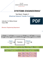 Lecture 02 Electrical Networks Transfer Function