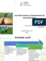 Aula 1 - Conceitos Gerais e Fundamentos Da Extensão Rural