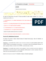 Réactions D'oxydation Ménagée - Correction