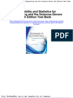 Full Probability and Statistics For Engineering and The Sciences Devore 8Th Edition Test Bank PDF Docx Full Chapter Chapter