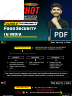 Food Security in India One Shot