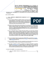 Contrato PRESTACION DE SERVICIOS