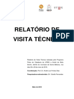 Relatorio Visita Tecnica de Maio de 2019