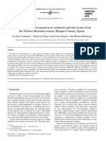 Methylmercury Determination in Sediments and Fish Tissues From The Nerbioi-Ibaizabal Estuary (Basque Country, Spain)