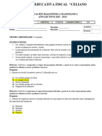 Evaluacion Diagnostica Resuelta