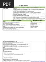 Plan de Clase Matematicas Tercero