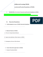 Module 3 - Theoretical and Practical Foundations of TESOL