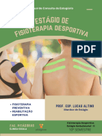 Fisiot Erapia Desportiva Estágio De: Manual de Consulta Do Estagiário