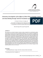 Laboratory Investigation of The Effects of Sheet Pile On Seepage Control and Sand Boiling Through Alluvial Foundation of Hydraulic Structures