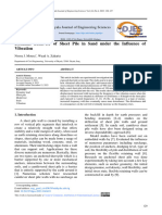 Dynamic Behavior of Sheet Pile in Sand Under The I