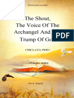 2018.10.27pm - The Shout, The Voice of The Archangel and The Trump of God