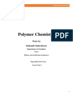 43618lecture Note 1 Polymer Chemistry 6th Sem SEC 4T Chem Hons