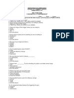 TEST PAPER Pre-Mid DEF - TAC 4