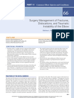 Surgery Management of Fractures, Dislocations, and Traumatic Instability of The Elbow