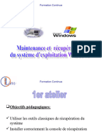 1er Atelier-Maintenance Et Récupération Du Système D'exploitation Windows